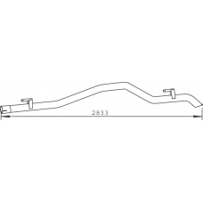 53799 DINEX Труба выхлопного газа