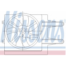 85495 NISSENS Вентилятор, охлаждение двигателя