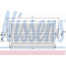 94427 NISSENS Конденсатор, кондиционер