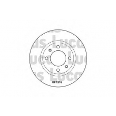DF1216 TRW Тормозной диск