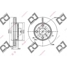 BD1963 DJ PARTS Тормозной диск