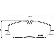 8DB 355 011-971 HELLA PAGID Комплект тормозных колодок, дисковый тормоз