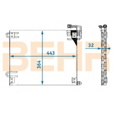 7004524 BEHR Condenser