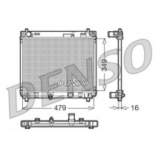 DRM50004 DENSO Радиатор, охлаждение двигателя