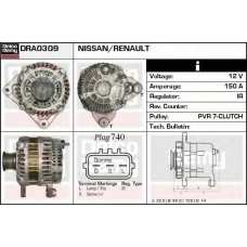 DRA0309 DELCO REMY Генератор