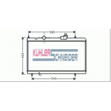 1503751 KUHLER SCHNEIDER Радиатор, охлаждение двигател