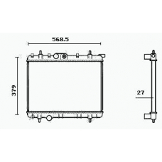 RM0225 EQUAL QUALITY Радиатор, охлаждение двигателя