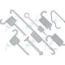 KIT755 APEC Комплектующие, тормозная колодка