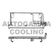 101709 AUTOGAMMA Конденсатор, кондиционер