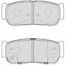 FDB4000 FERODO Комплект тормозных колодок, дисковый тормоз
