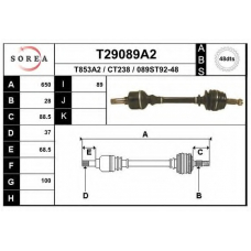 T29089A2 EAI Приводной вал