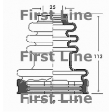 FCB2524 FIRST LINE Пыльник, приводной вал