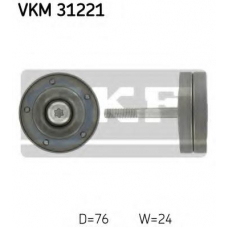 VKM 31221 SKF Паразитный / ведущий ролик, поликлиновой ремень