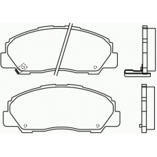 T3069 PAGID Комплект тормозных колодок, дисковый тормоз