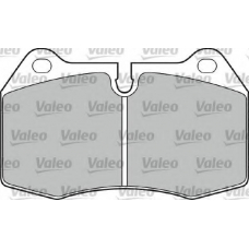 551747 VALEO Комплект тормозных колодок, дисковый тормоз