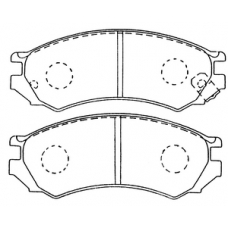 PN-2188 JNBK Колодки тормозные