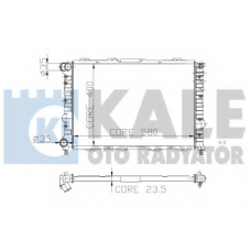 230800 KALE OTO RADYATOR Радиатор, охлаждение двигателя