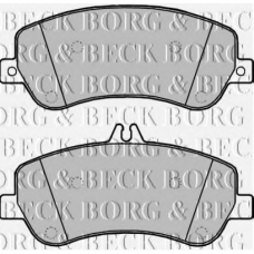 BBP2210 BORG & BECK Комплект тормозных колодок, дисковый тормоз