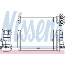 71446 NISSENS Теплообменник, отопление салона