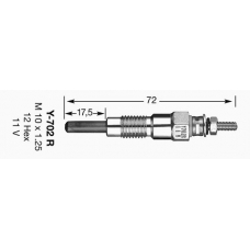 1065 NGK Свеча накаливания