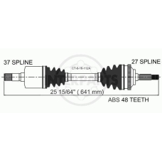 CT-8-16-112A InterParts Приводной вал