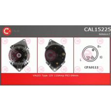 CAL15225RS CASCO Генератор