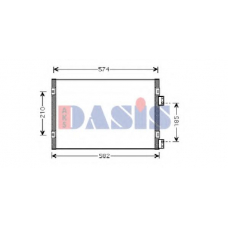 522008N AKS DASIS Конденсатор, кондиционер