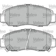 598887 VALEO Комплект тормозных колодок, дисковый тормоз