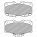 LP1405 DELPHI Комплект тормозных колодок, дисковый тормоз
