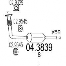 04.3839 MTS Катализатор