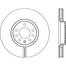 BDR2086.20 OPEN PARTS Тормозной диск