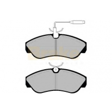 PA1043 BRAKE ENGINEERING Комплект тормозных колодок, дисковый тормоз