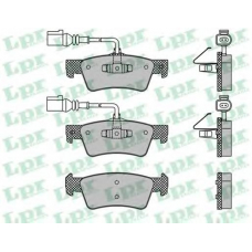 05P1284A LPR Комплект тормозных колодок, дисковый тормоз