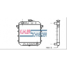 0600801 KUHLER SCHNEIDER Радиатор, охлаждение двигател