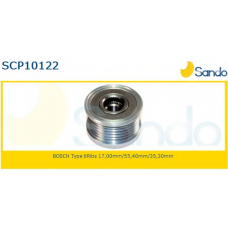 SCP10122 SANDO Ременный шкив, генератор