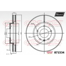 871534.0000 MAXTECH Тормозной диск