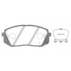 BPA1302.22 OPEN PARTS Комплект тормозных колодок, дисковый тормоз