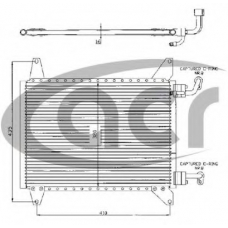 300391 ACR Конденсатор, кондиционер