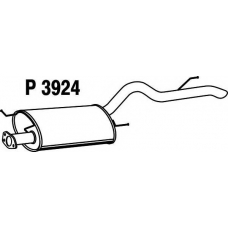 P3924 FENNO Глушитель выхлопных газов конечный