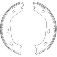 4058.00 REMSA Комплект тормозных колодок
