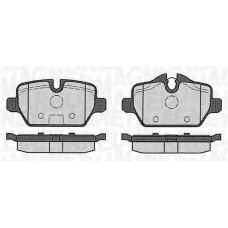 363916060148 MAGNETI MARELLI Комплект тормозных колодок, дисковый тормоз