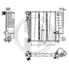 8104176 DIEDERICHS Радиатор, охлаждение двигателя