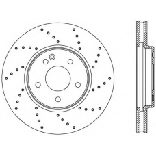 BDRS1315.25 OPEN PARTS Тормозной диск