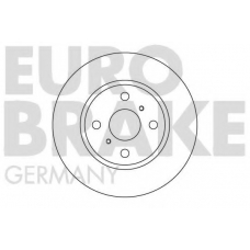 5815204563 EUROBRAKE Тормозной диск