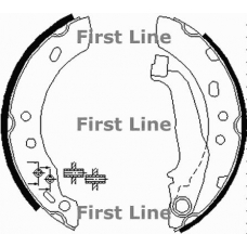 FBS524 FIRST LINE Комплект тормозных колодок