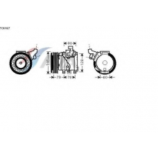 TOK467 AVA Компрессор, кондиционер