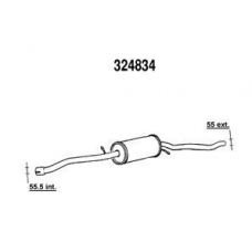 394332483400 MAGNETI MARELLI Выпускной трубопровод