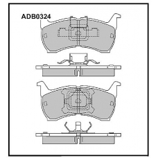 ADB0324 Allied Nippon Тормозные колодки