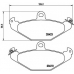 P 59 026 BREMBO Комплект тормозных колодок, дисковый тормоз