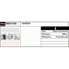 DC83140 DELCO REMY Тормозной суппорт